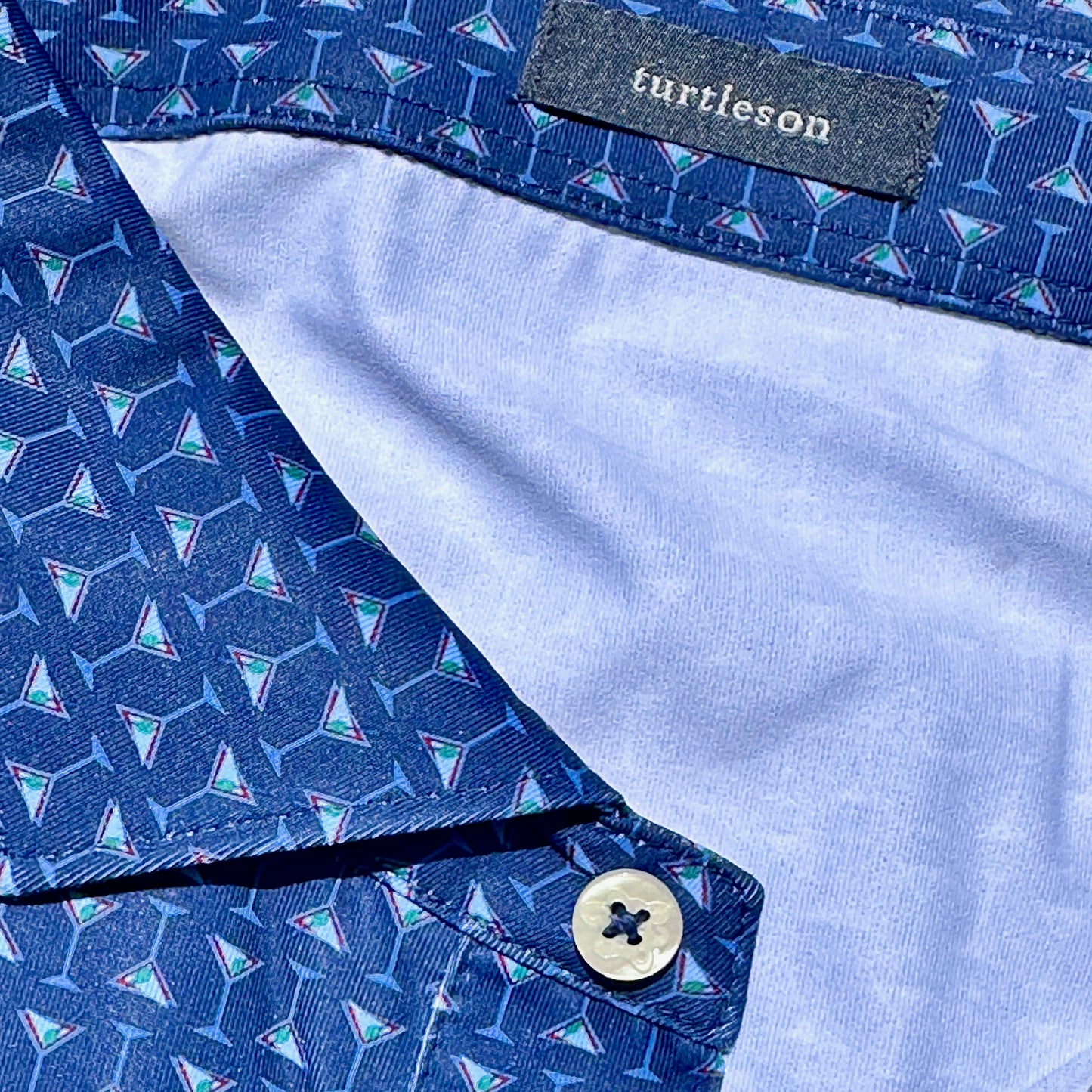 Royal Blue Martini Polo