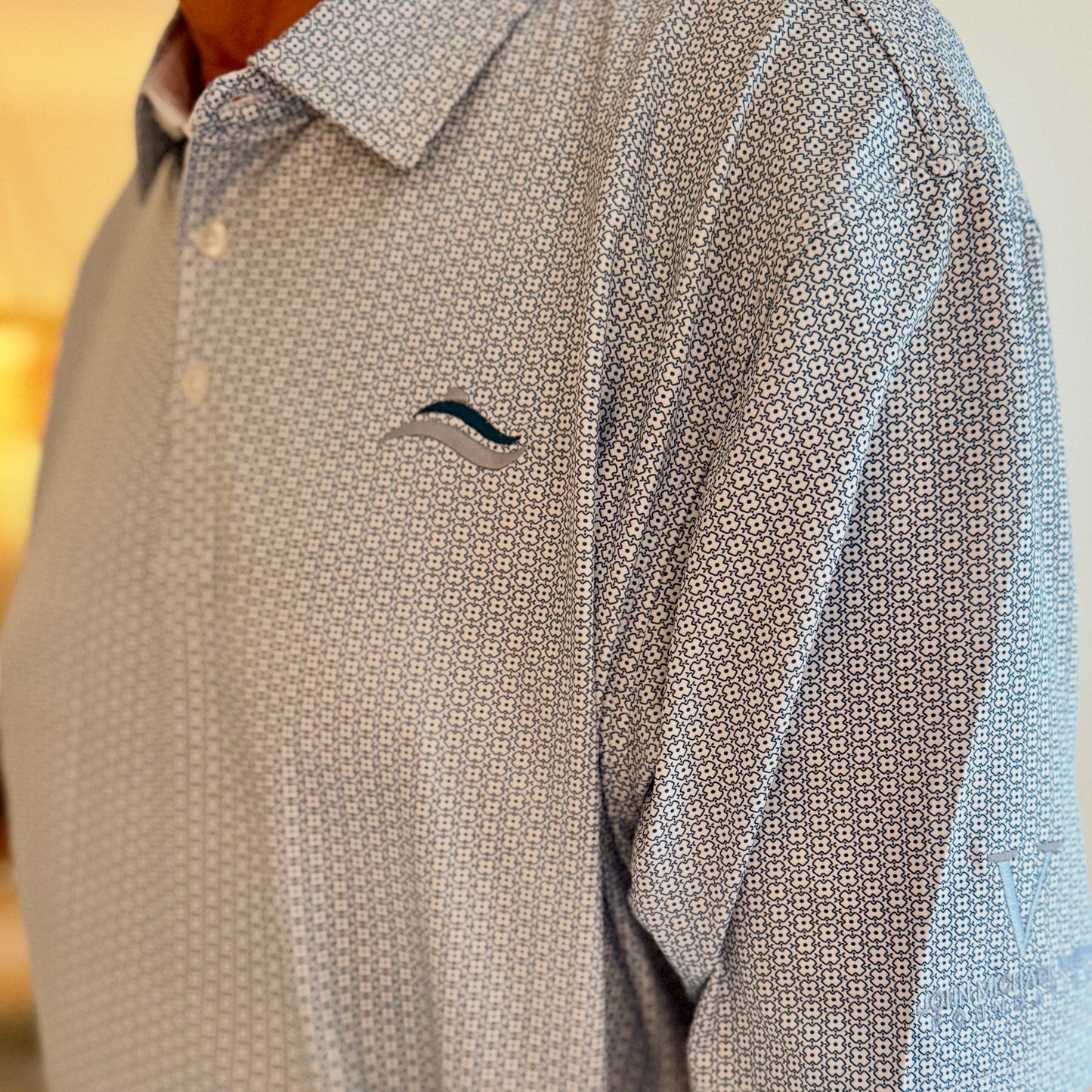 New! JM Geometric Polo