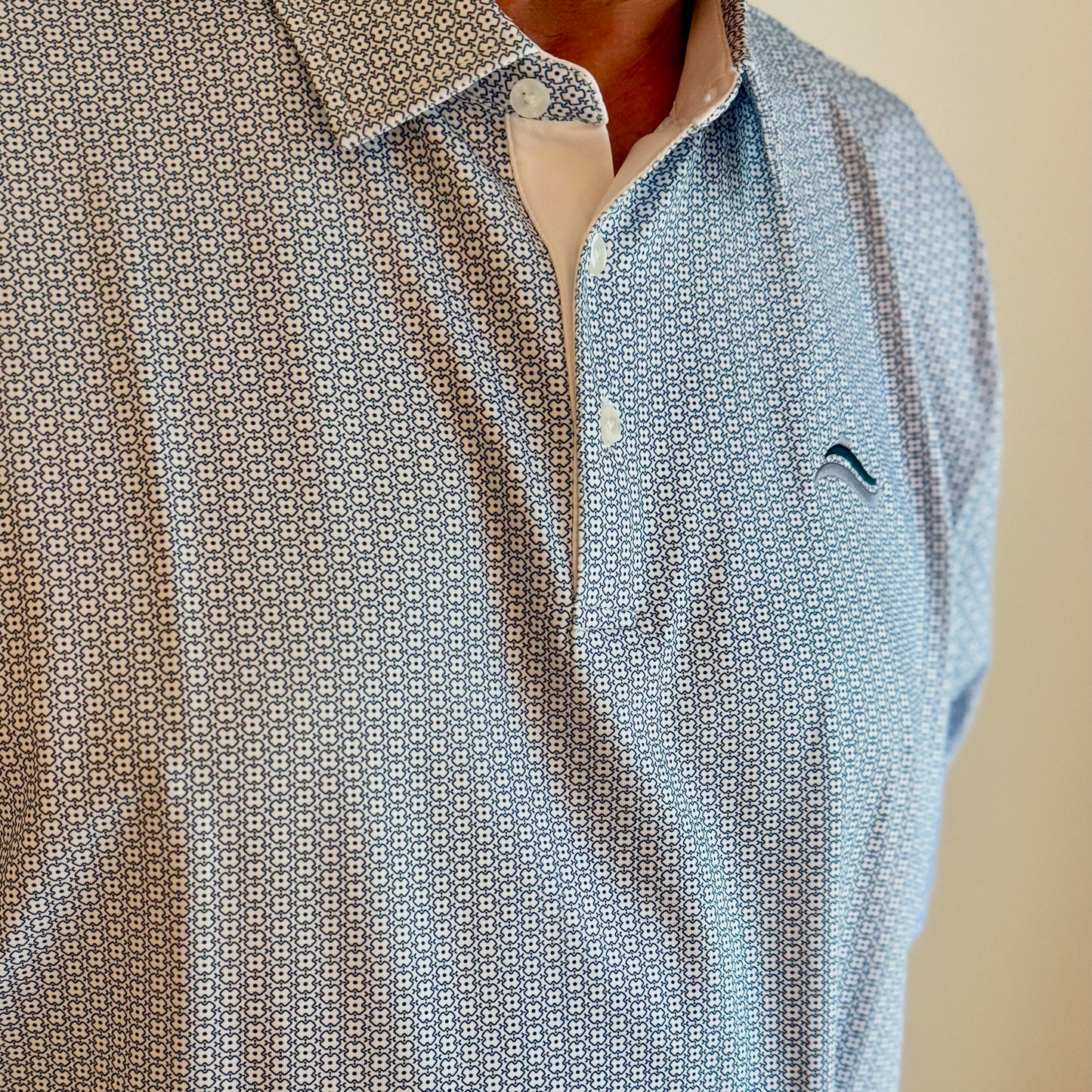 New! JM Geometric Polo