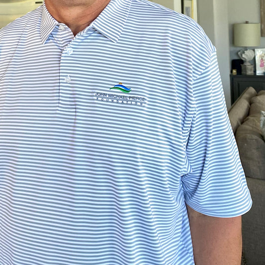JMP Foundation Striped Golf Shirt